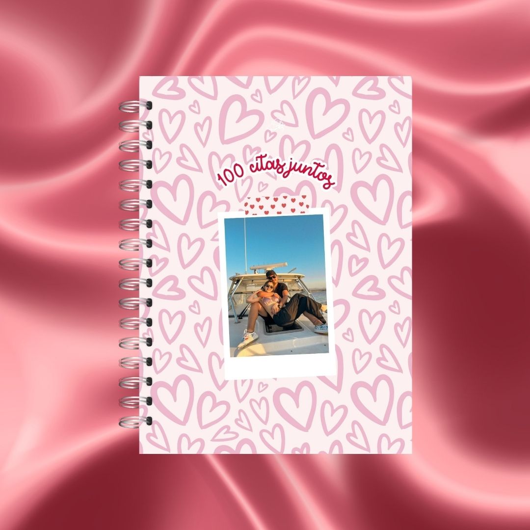 Libro 100 citas Personalizado Pink