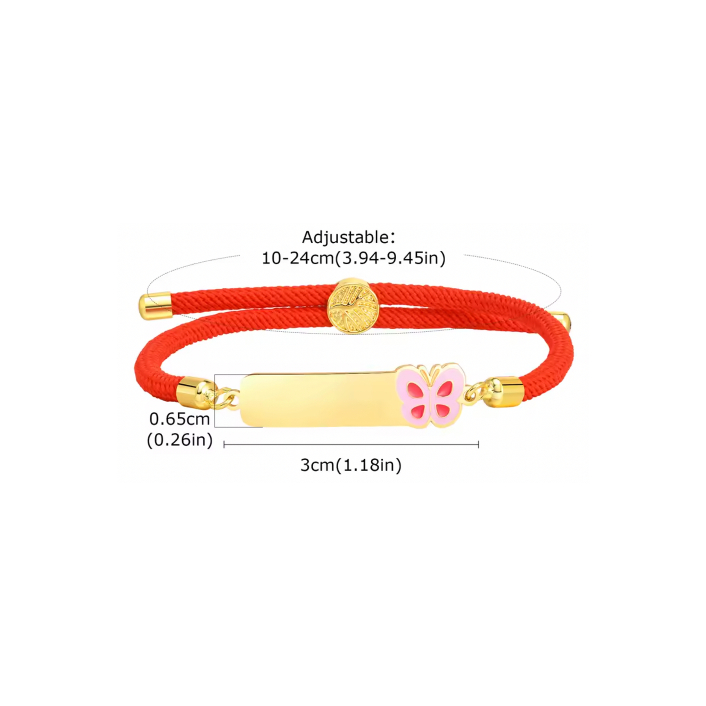 Pulsera Kids Ajustable Mariposa | PREVENTA