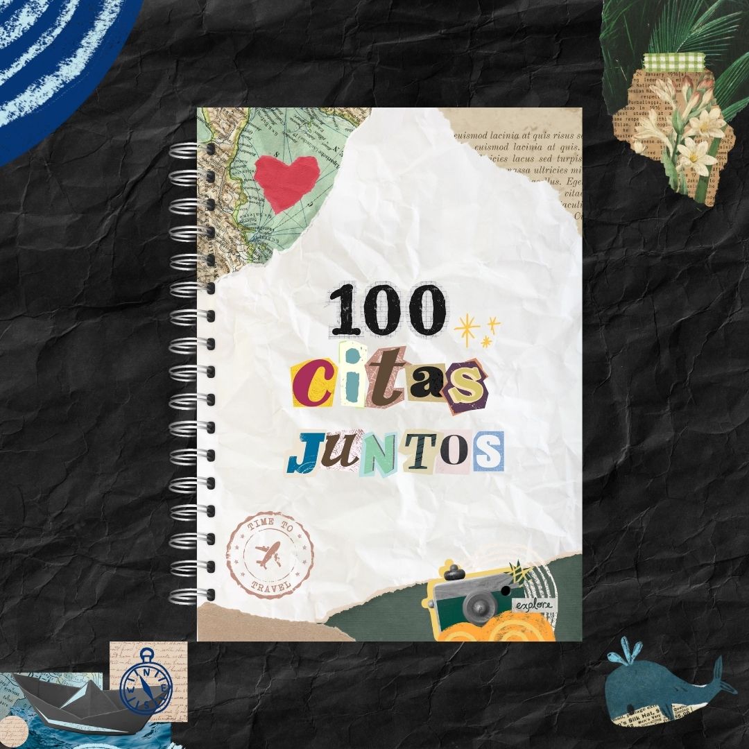 Libro 100 citas juntos blanco