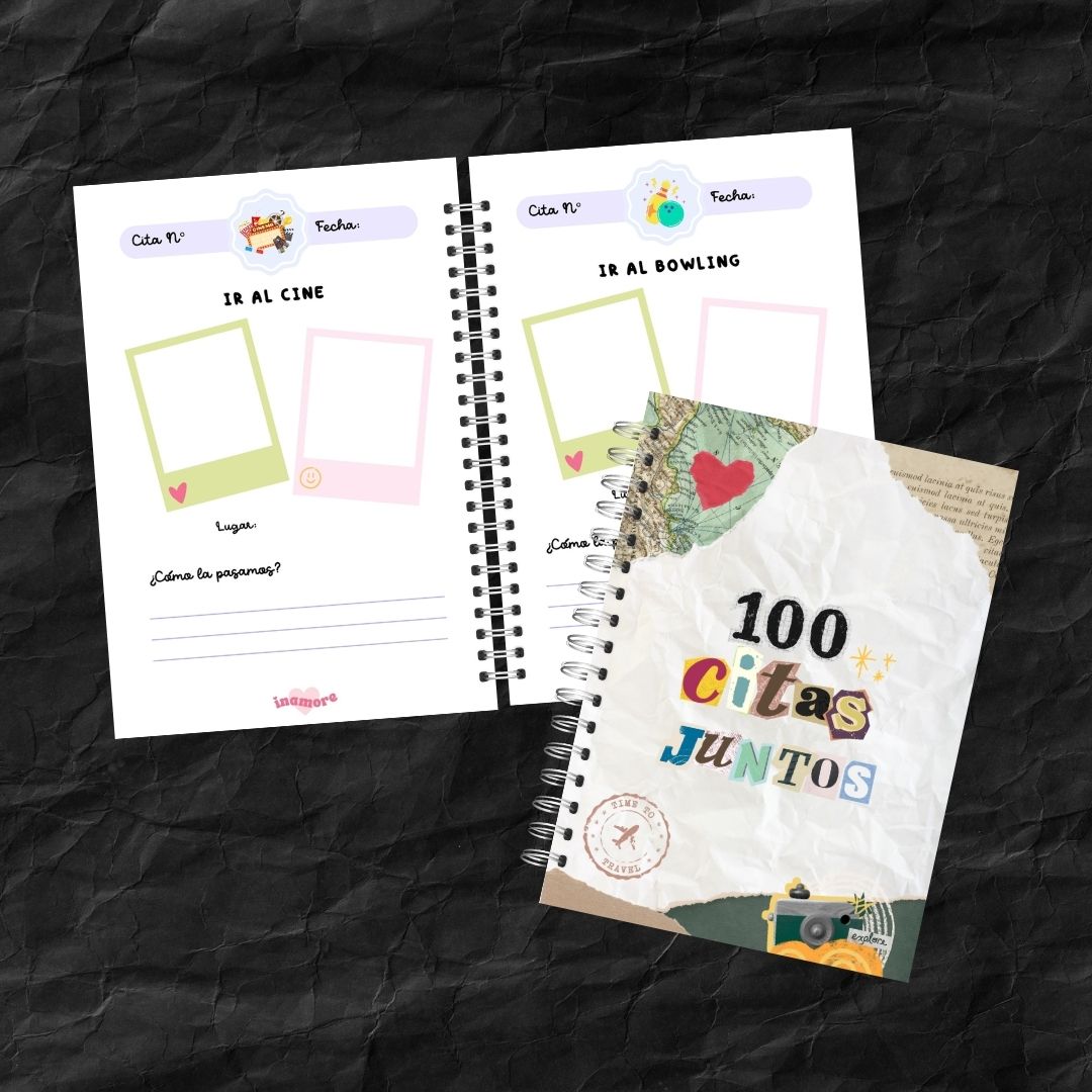 Libro 100 citas juntos blanco