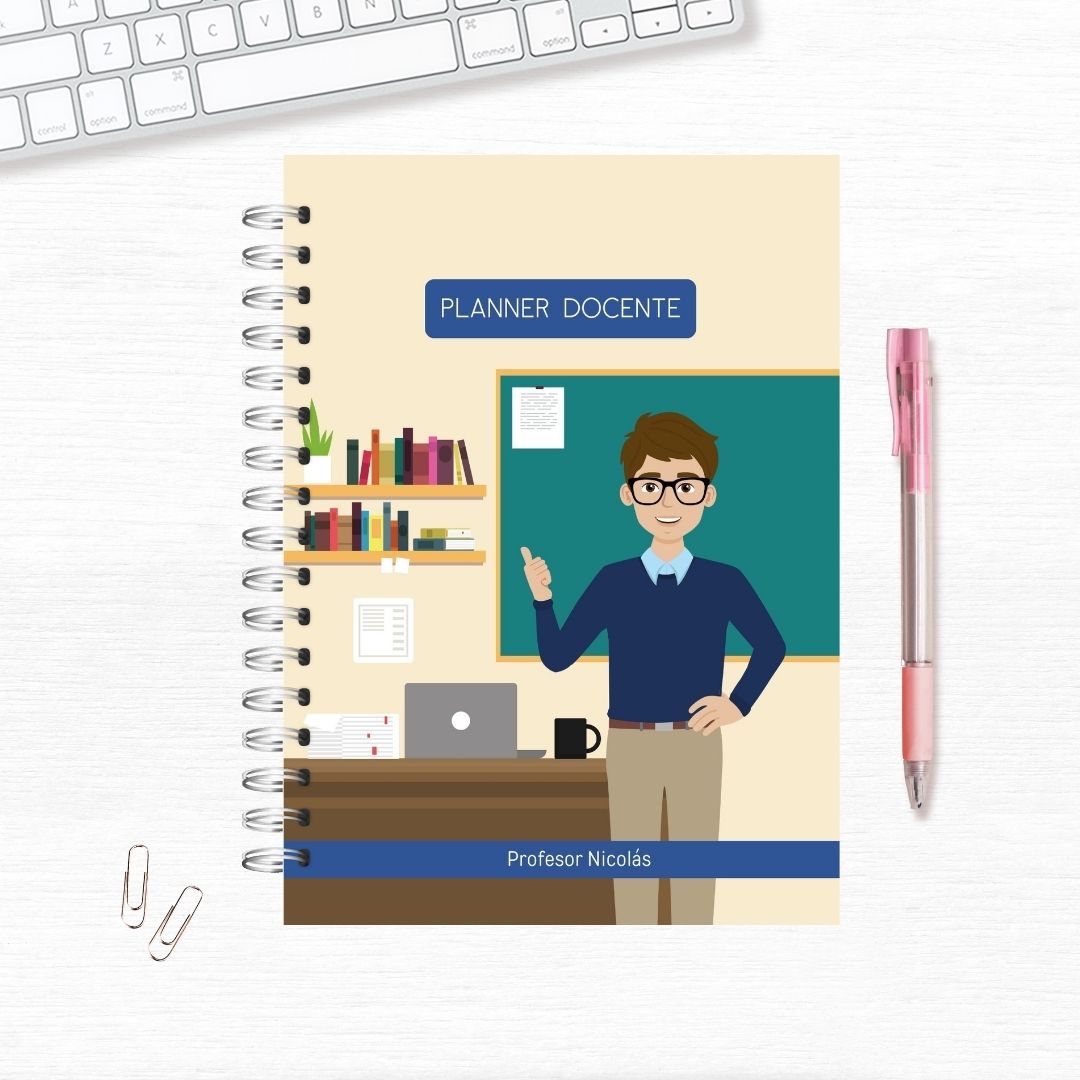 Agenda docente hombre