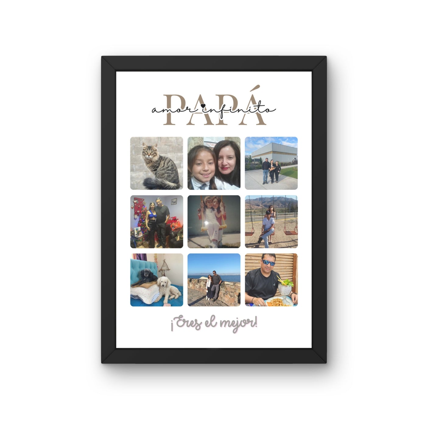 Cuadro papá amor infinito