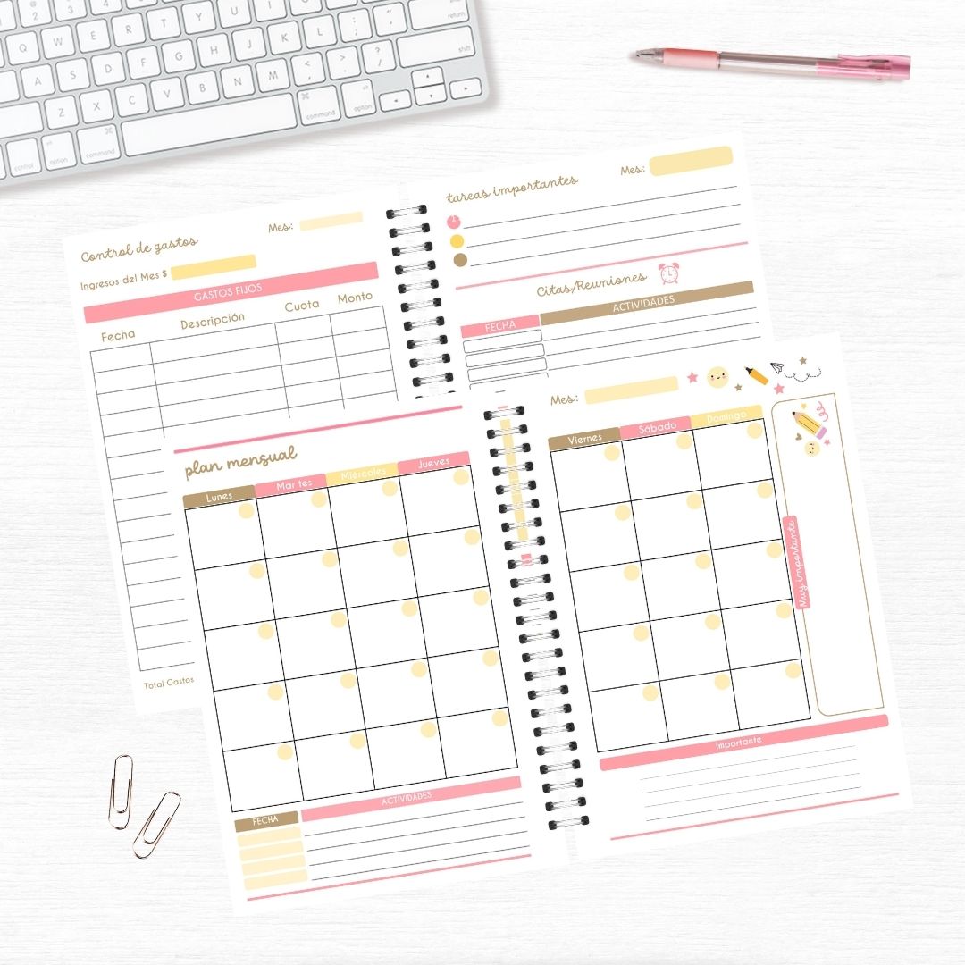 Agenda docente romantic