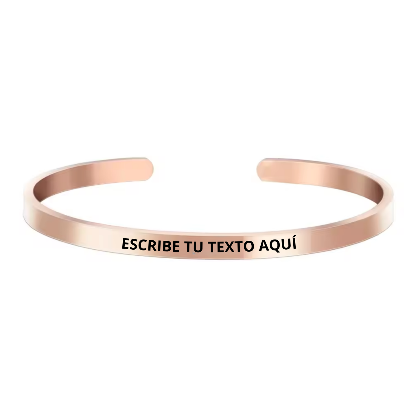 Esclava Rose Gold Personalizada 6mm