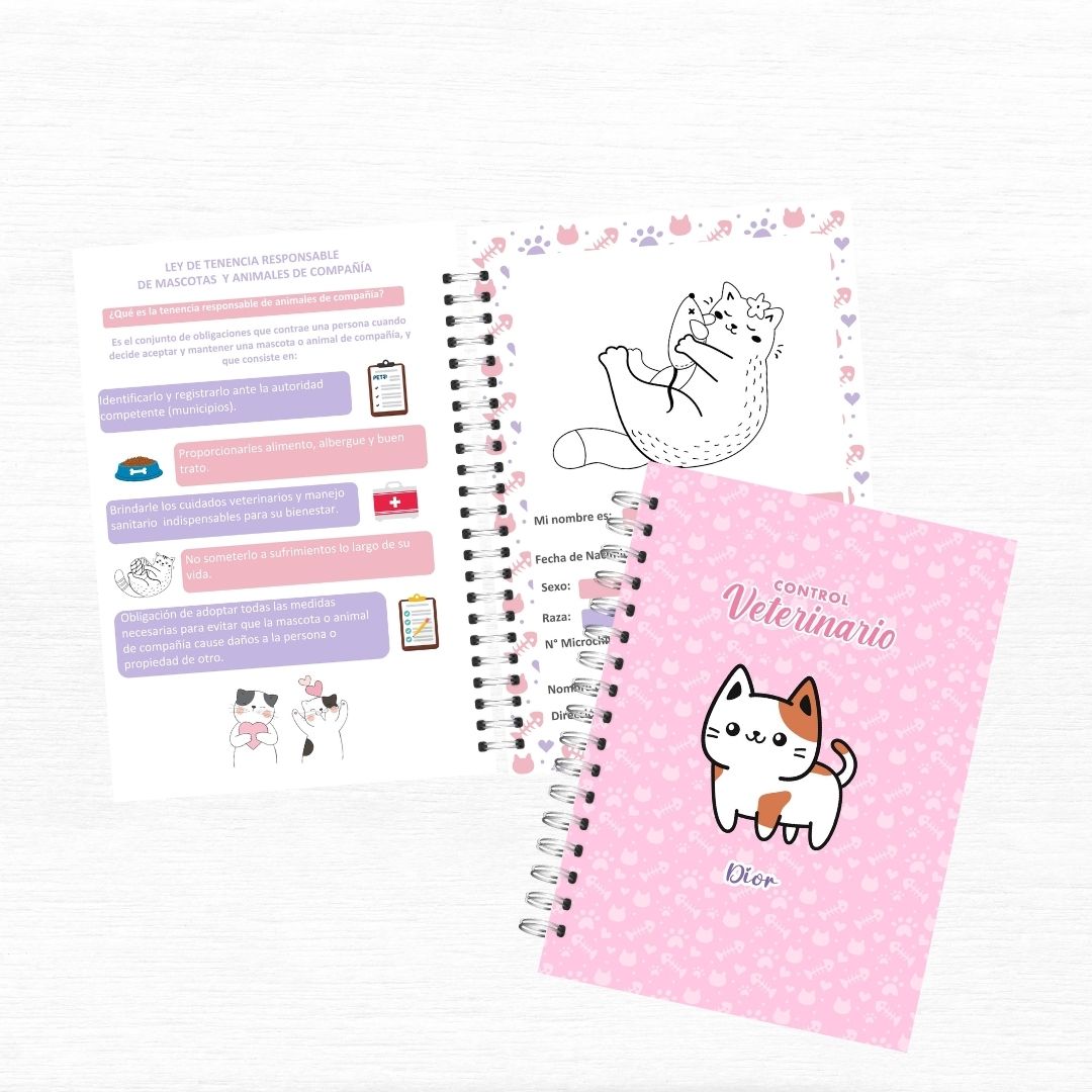 Carnet Veterinario Gatita