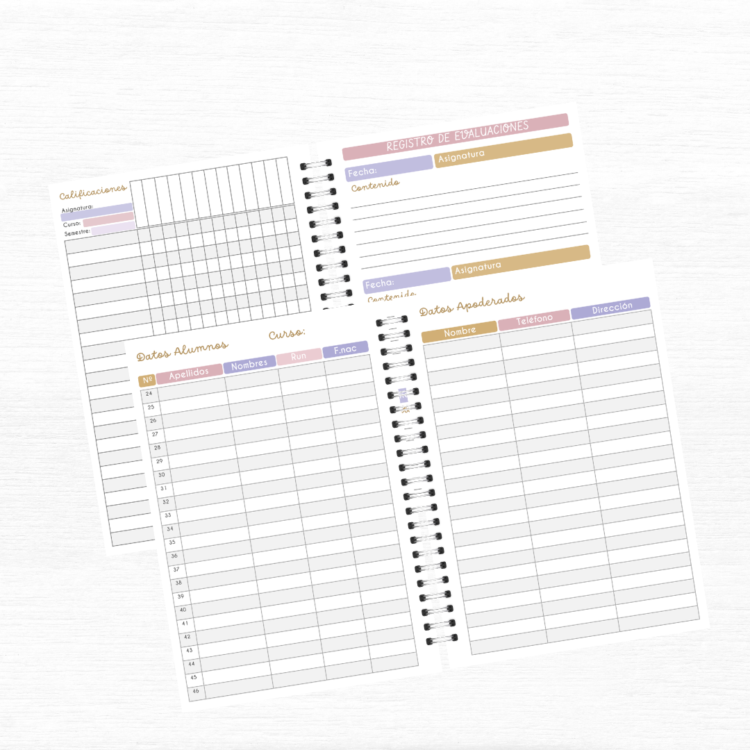 Agenda Profesora Lila