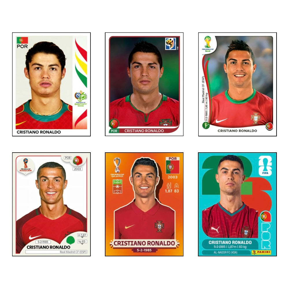 Cuadro CR7 + láminas 🐐❤️⚽️
