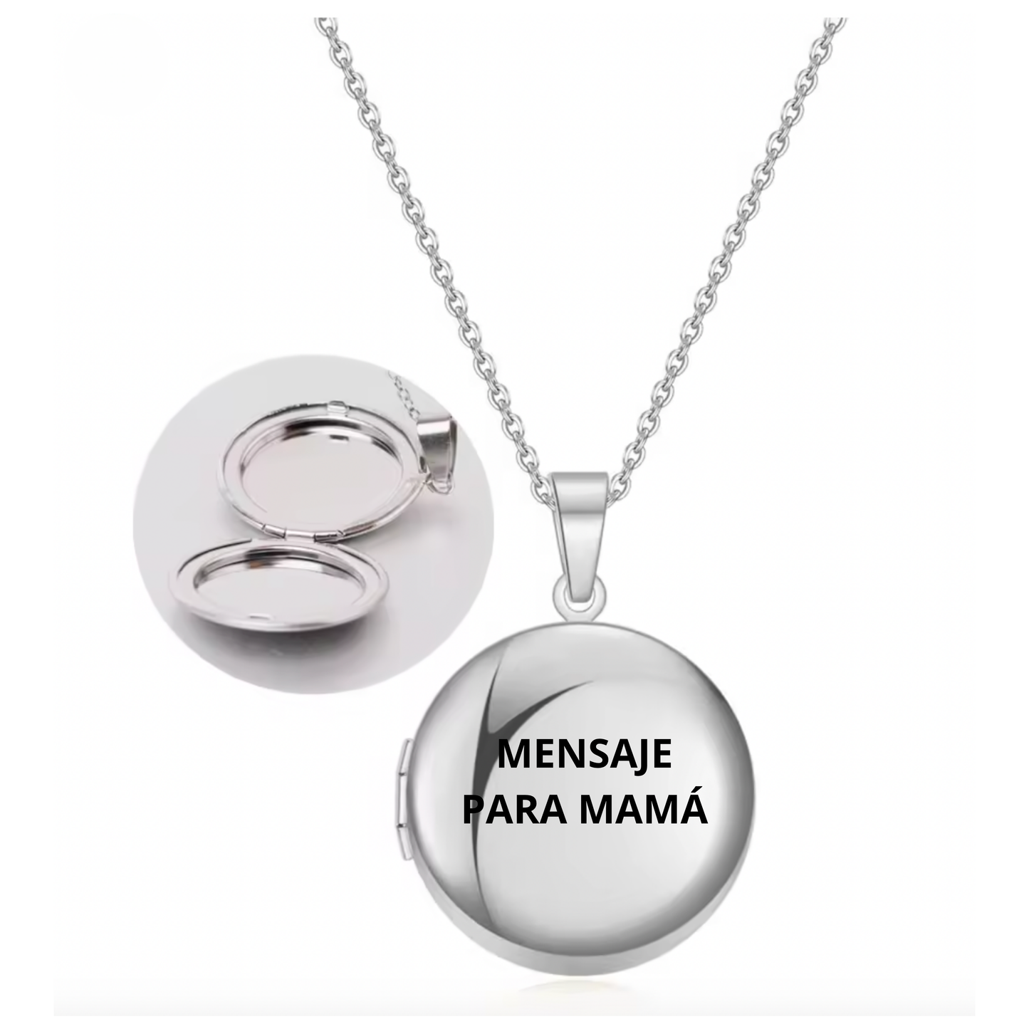 Collar Relicario con mensaje