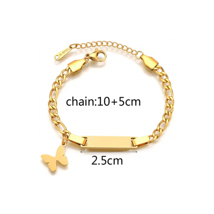 Pulsera Kids Gold Butterfly | PREVENTA