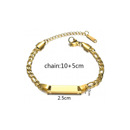 Pulsera Kids Básica Dorada| PREVENTA
