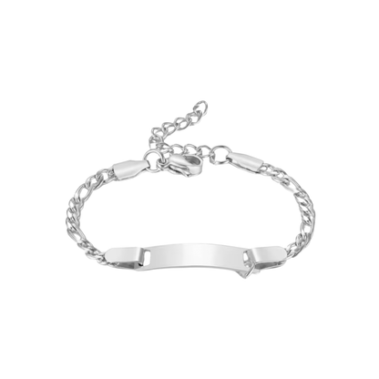 Pulsera Kids Básica Plateada | PREVENTA