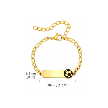 Pulsera Kids Fútbol Gold | PREVENTA