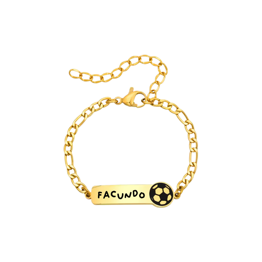 Pulsera Kids Fútbol Gold | PREVENTA