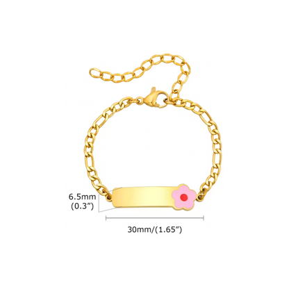 Pulsera Kids Flor Gold | PREVENTA