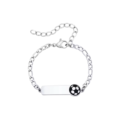 Pulsera Kids Fútbol Silver | PREVENTA