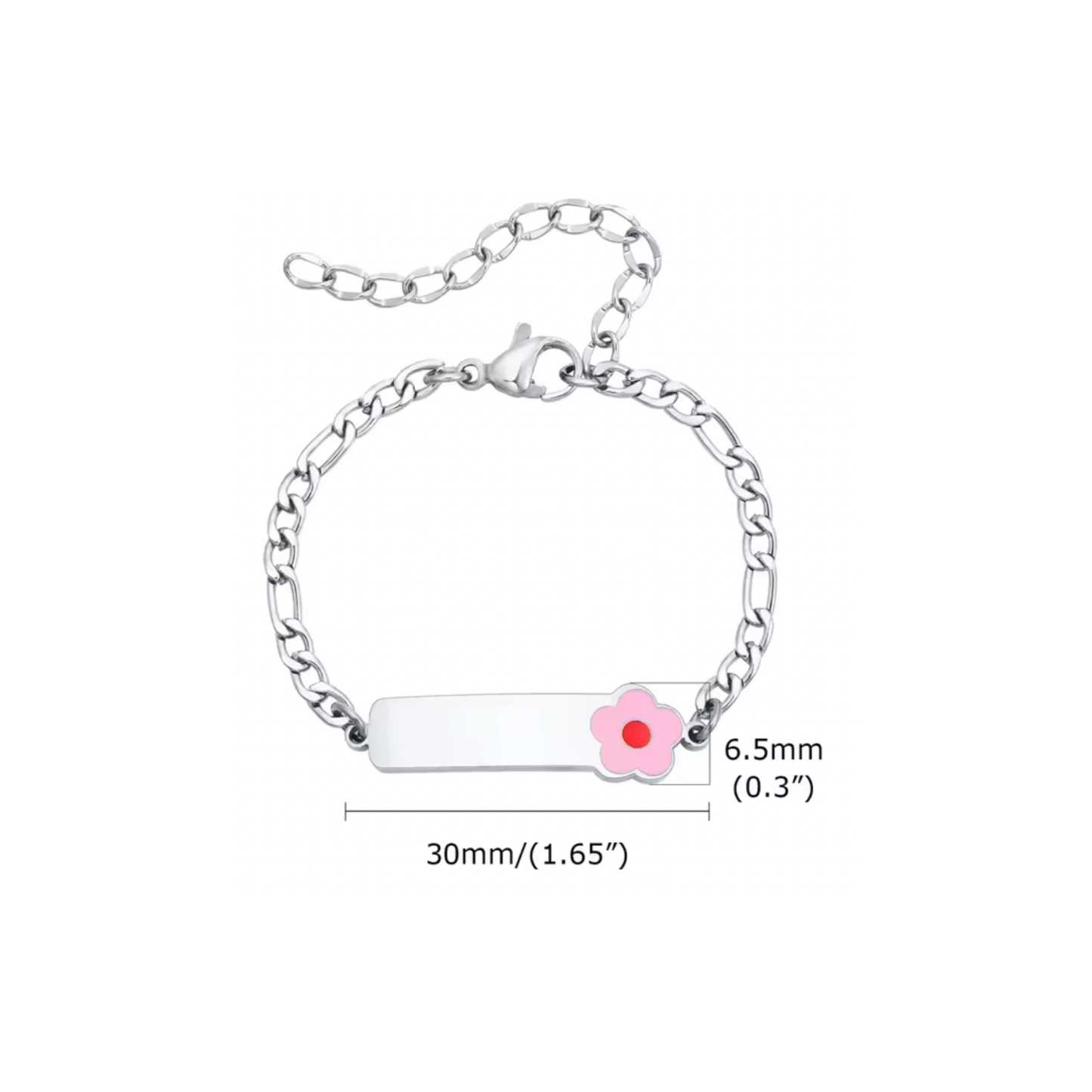Pulsera Kids Flor Silver | PREVENTA