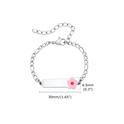 Pulsera Kids Flor Silver | PREVENTA