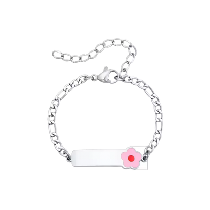 Pulsera Kids Flor Silver | PREVENTA