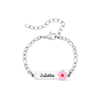 Pulsera Kids Flor Silver | PREVENTA