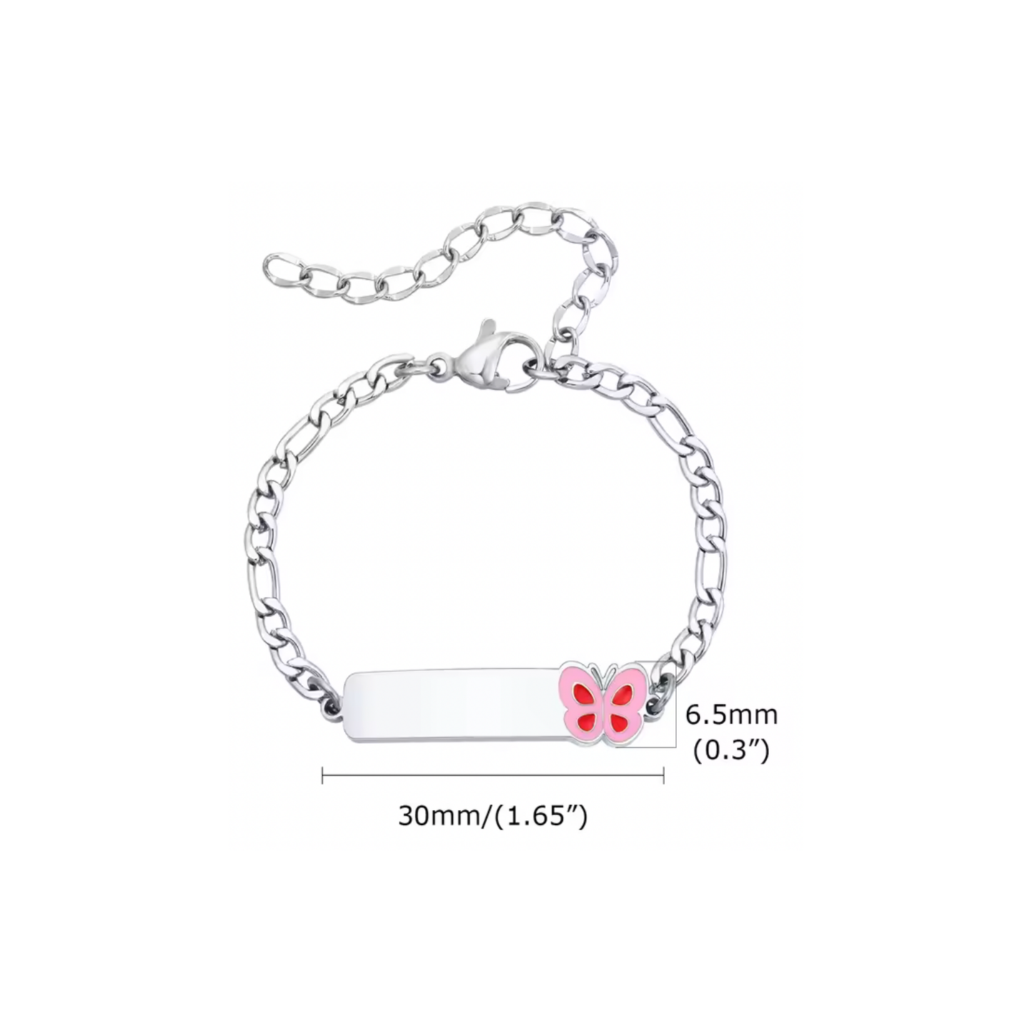 Pulsera Kids Mariposa Silver | PREVENTA