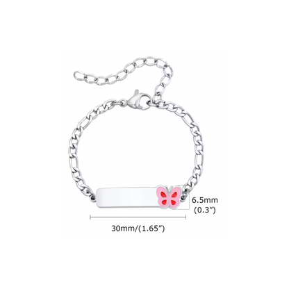Pulsera Kids Mariposa Silver | PREVENTA