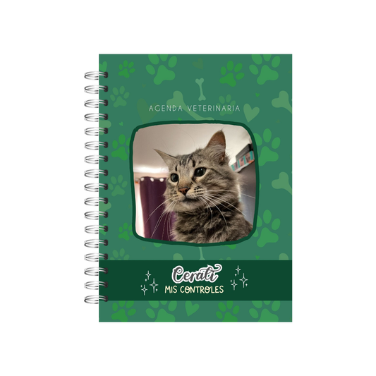 Carnet Veterinario Gatito con foto