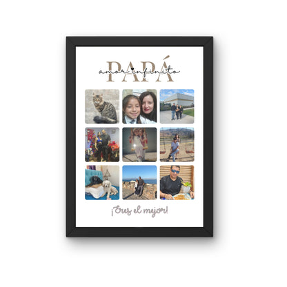 Cuadro papá amor infinito