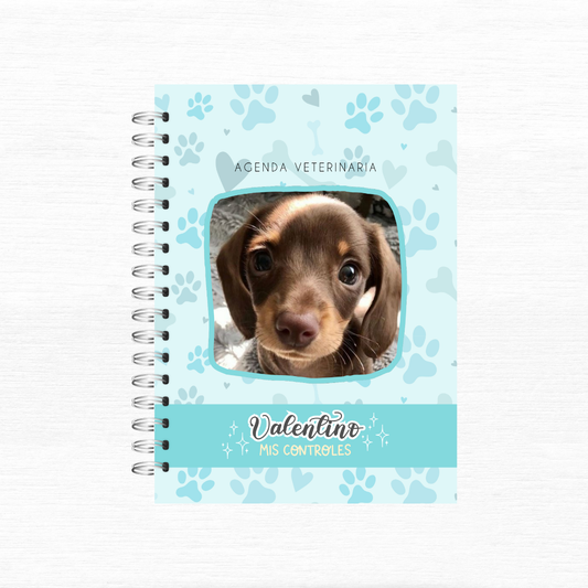 Carnet Veterinario Perrito con foto