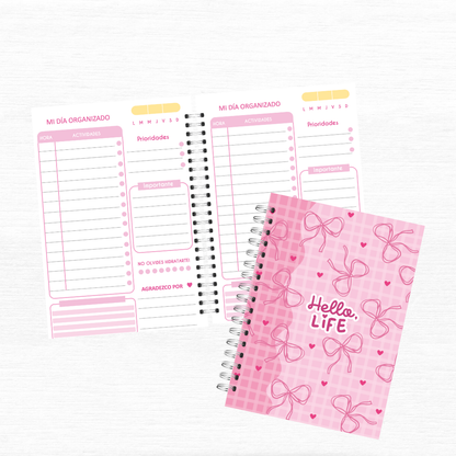 Organizador diario Pink