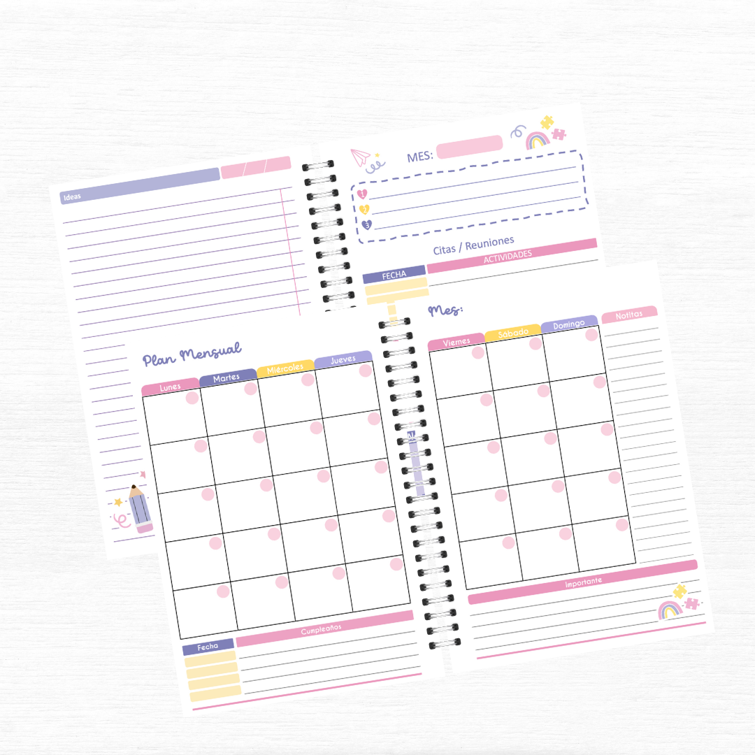 Agenda Psicopedagoga Lila