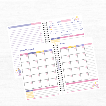 Agenda Psicopedagoga Lila