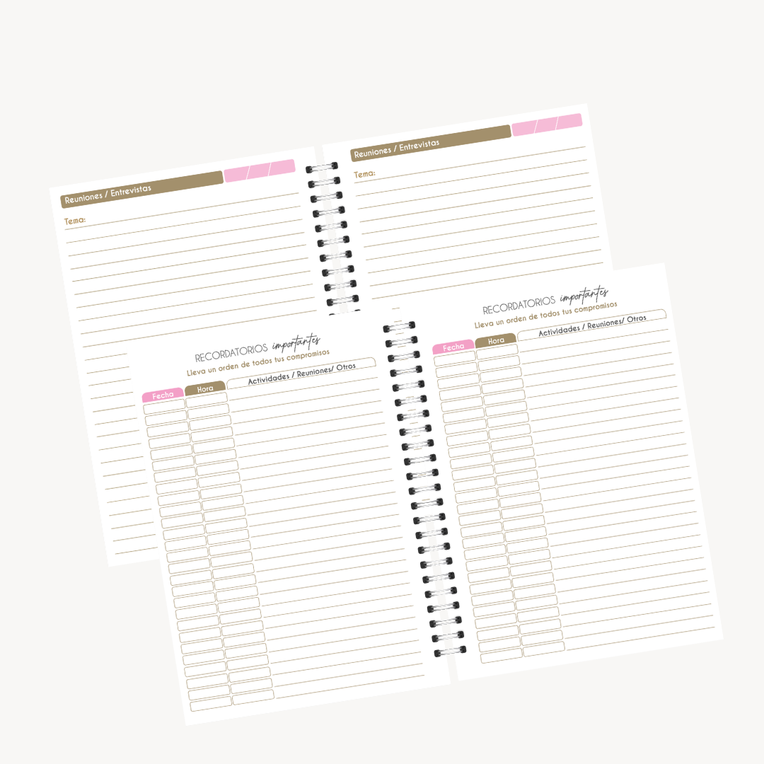 Agenda Periodista Pink