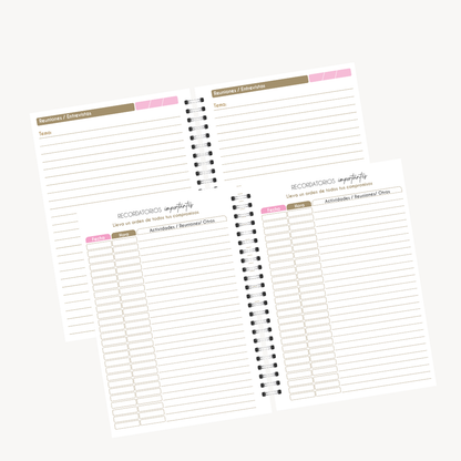 Agenda Periodista Pink