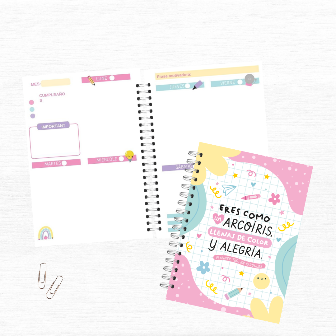 Agenda Técnico en Párvulo II (sin personalizar)