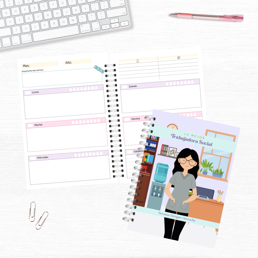Agenda Trabajadora Social (con traje clínico) II