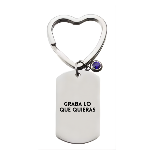 Llavero de corazón