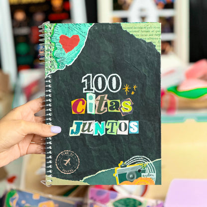 Libro 100 citas juntos negro