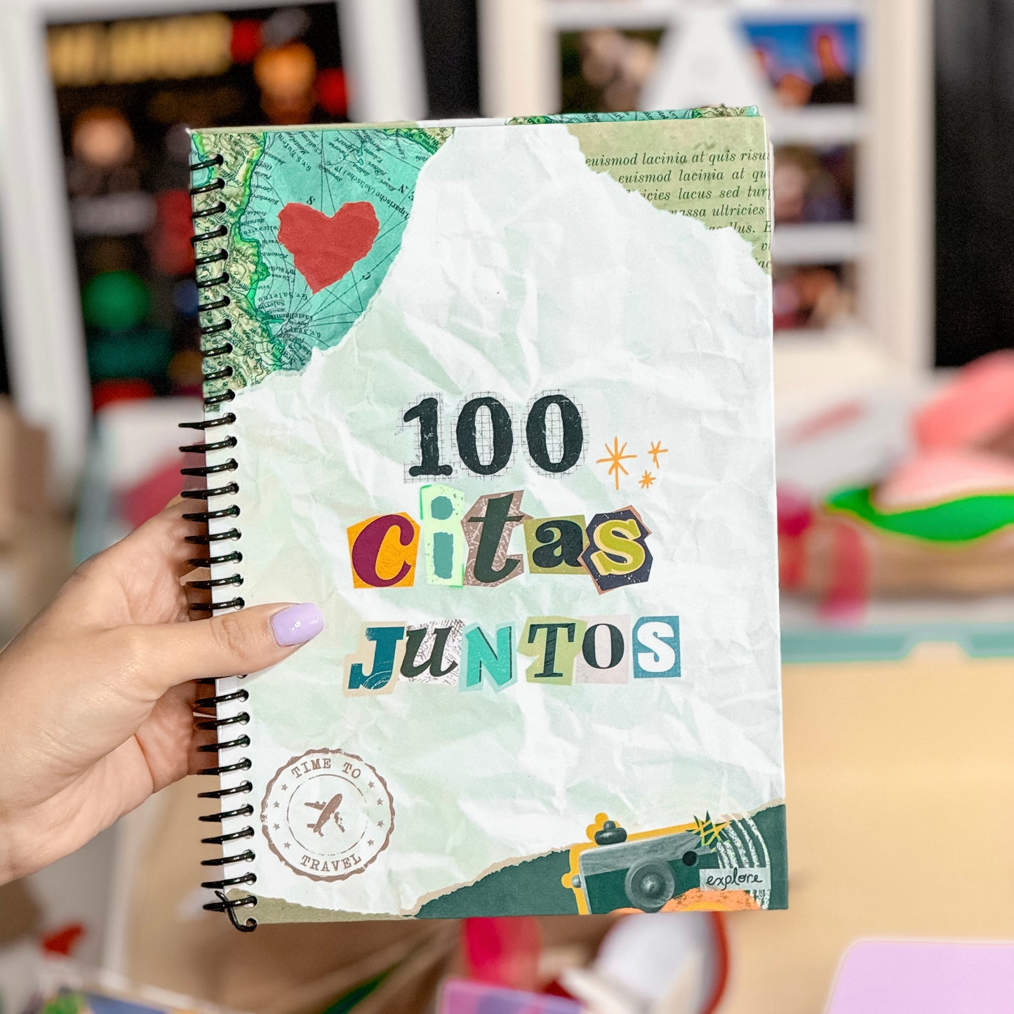 Libro 100 citas juntos blanco