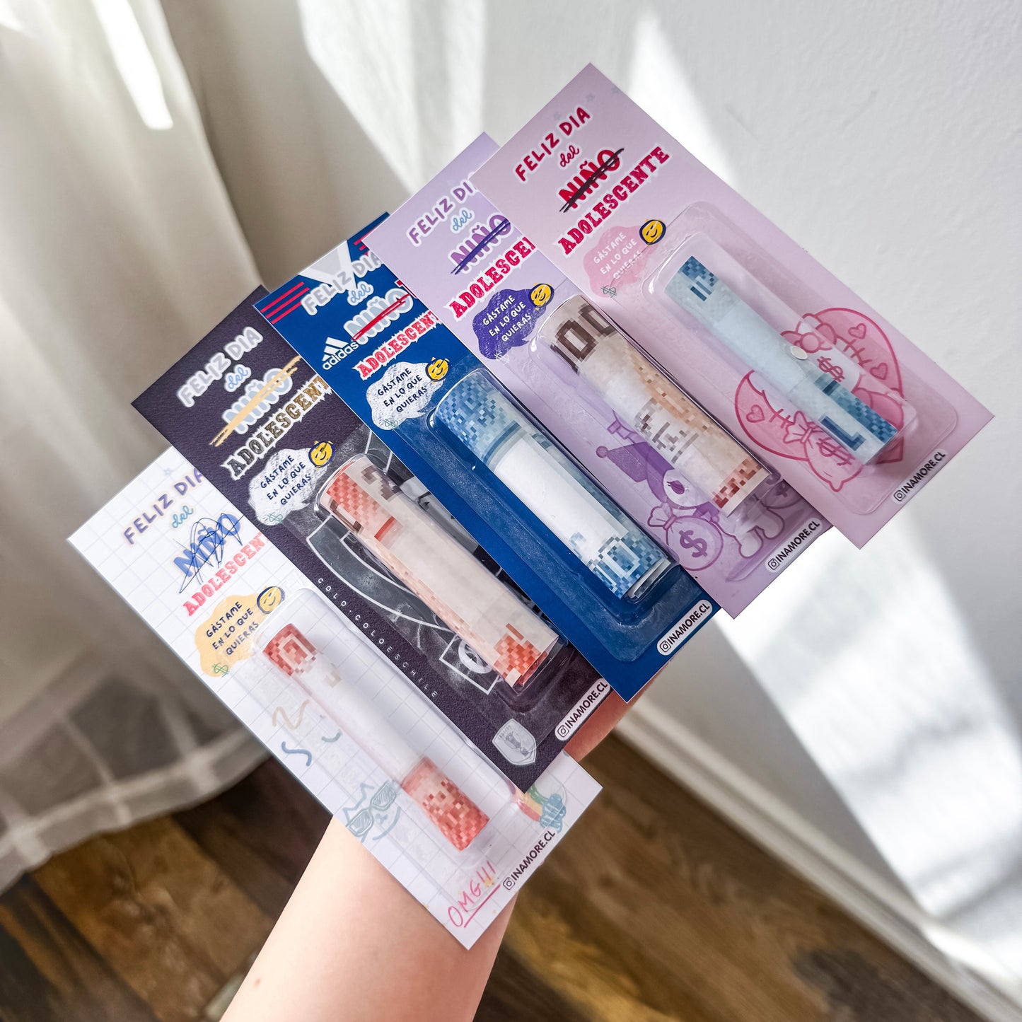 Blister para dinero día del niño