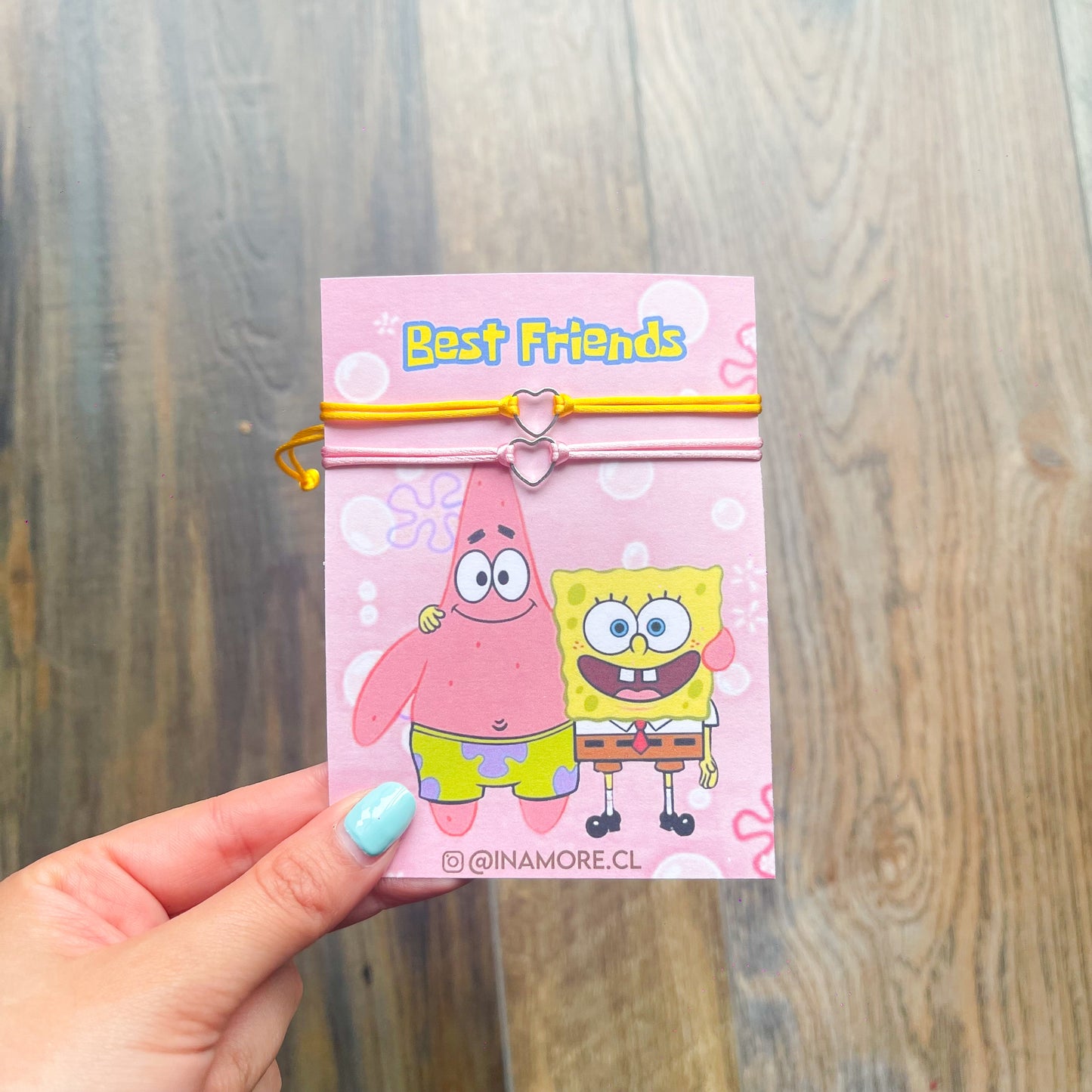 Pulseras Bob esponja y Patricio