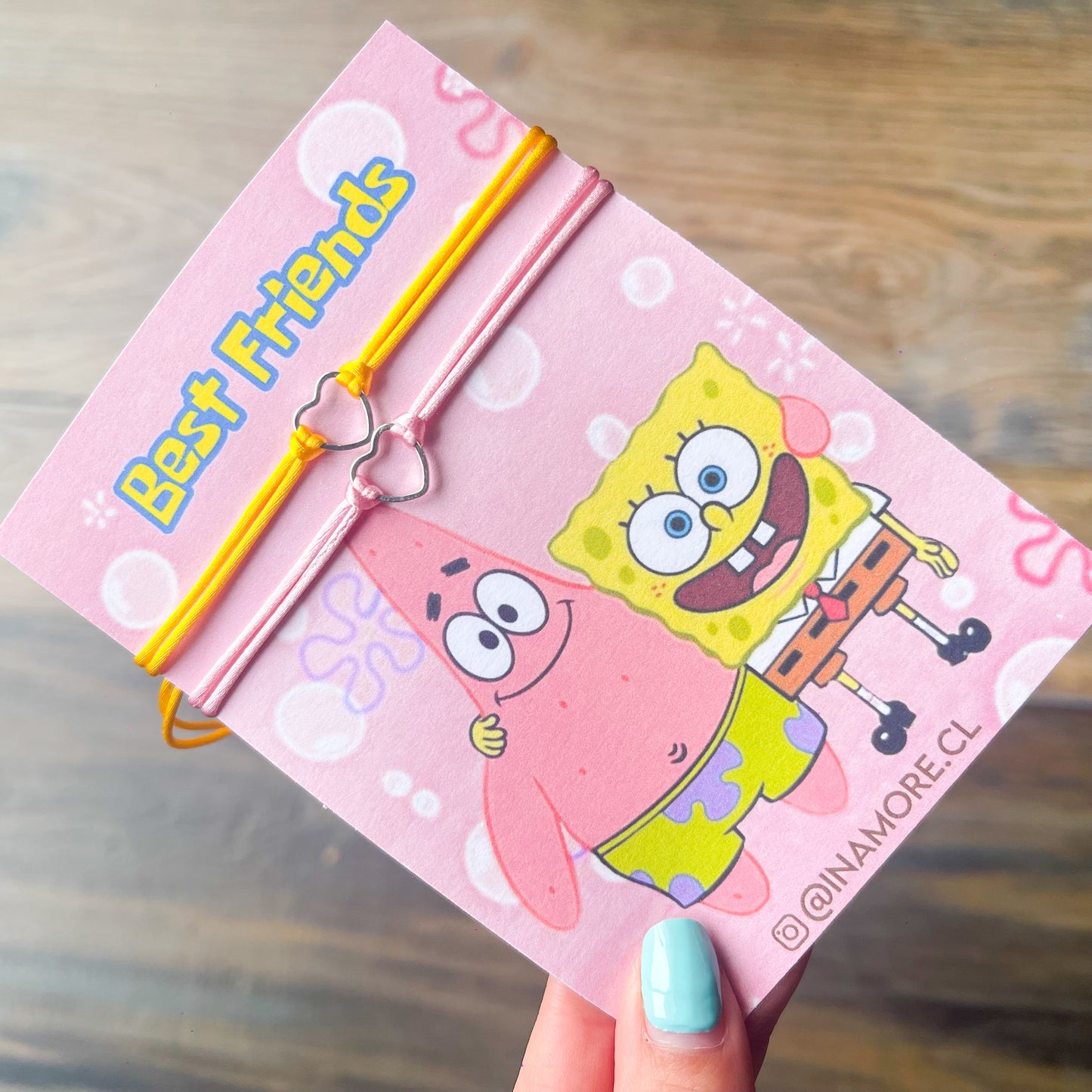 Pulseras Bob esponja y Patricio